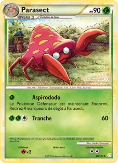 Carte Parasect 48/123 – HeartGold SoulSilver