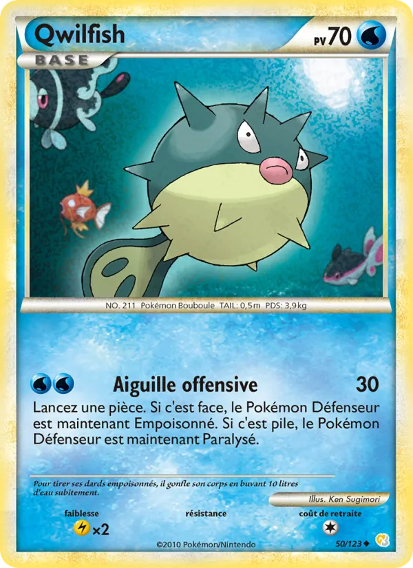 Carte Qwilfish 50/123 – HeartGold & SoulSilver