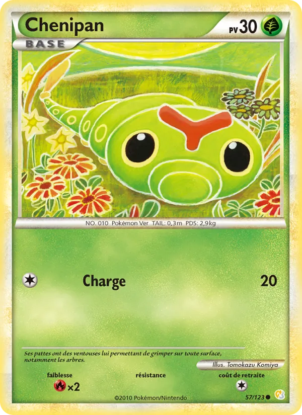 Carte Chenipan 57/123 – HeartGold & SoulSilver