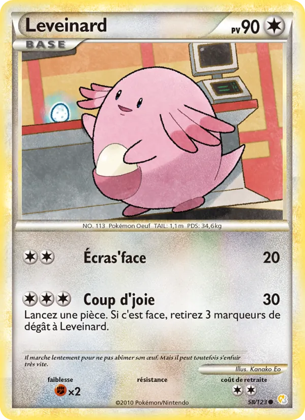 Carte Leveinard 58/123 – HeartGold & SoulSilver