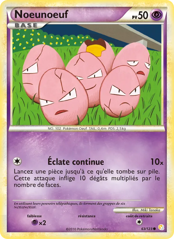 Carte Noeunoeuf 63/123 – HeartGold & SoulSilver