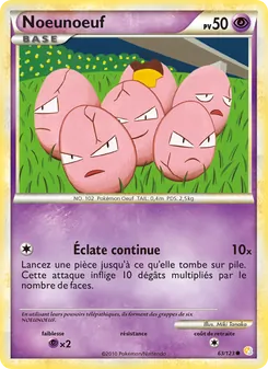 Carte Noeunoeuf 63/123 – HeartGold SoulSilver