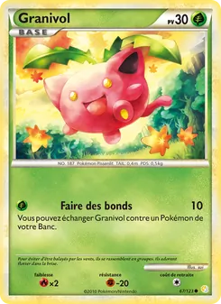 Carte Granivol 67/123 – HeartGold & SoulSilver