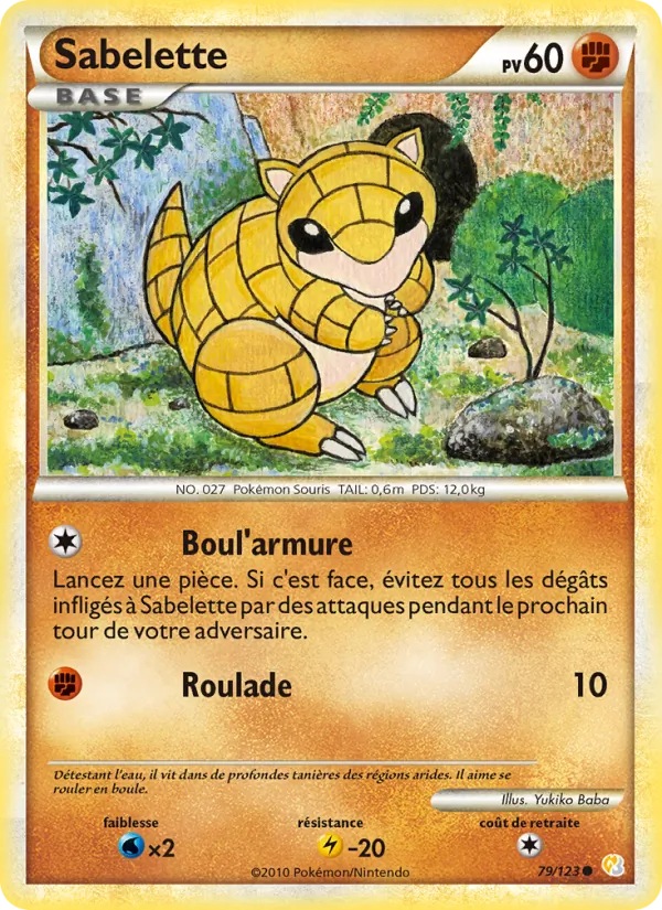 Carte Sabelette 79/123 – HeartGold & SoulSilver