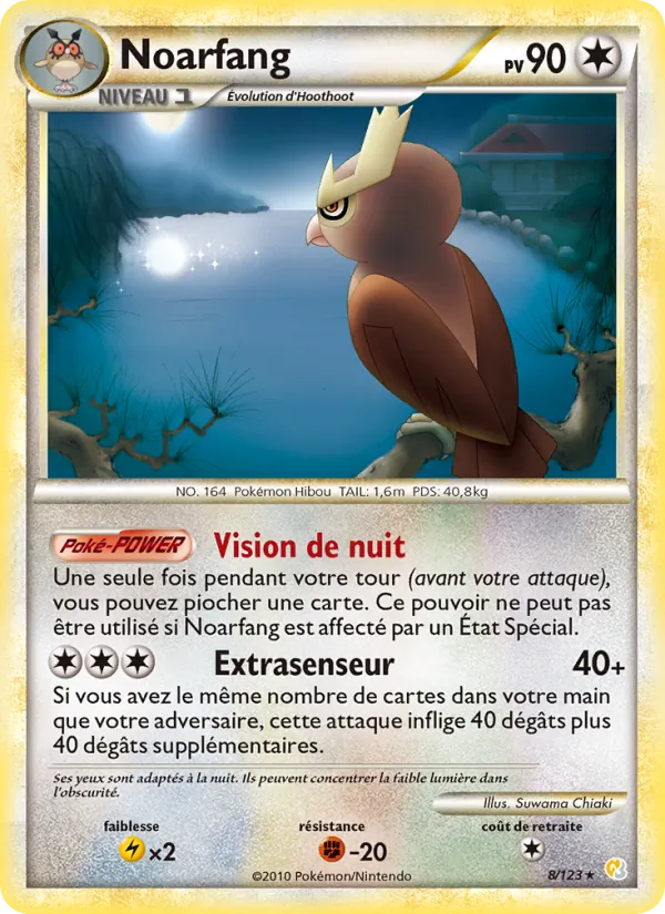 Carte Noarfang 8/123 – HeartGold & SoulSilver