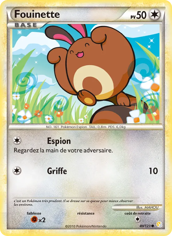 Carte Fouinette 80/123 – HeartGold SoulSilver