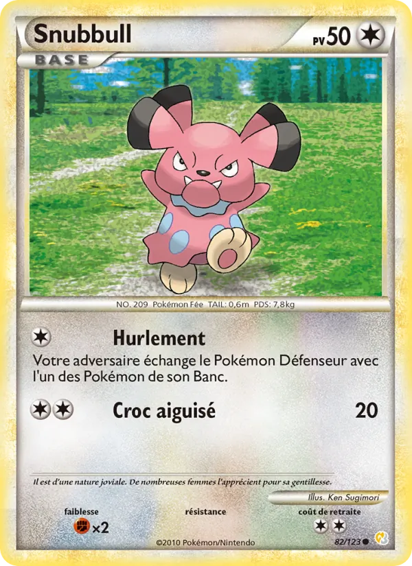 Carte Snubbull 82/123 – HeartGold & SoulSilver
