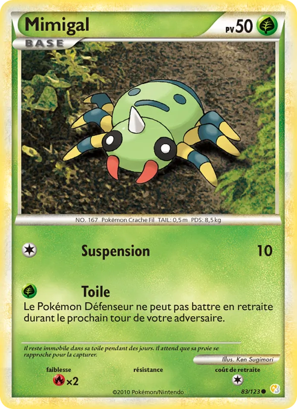 Carte Mimigal 83/123 – HeartGold & SoulSilver