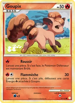 Carte Goupix 87/123 – HeartGold & SoulSilver