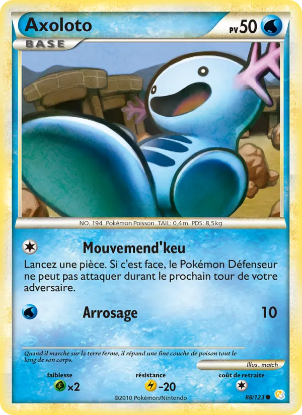 Carte Axoloto 88/123 – HeartGold & SoulSilver