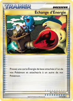 Carte Échange d’Énergie 91/123 – HeartGold & SoulSilver