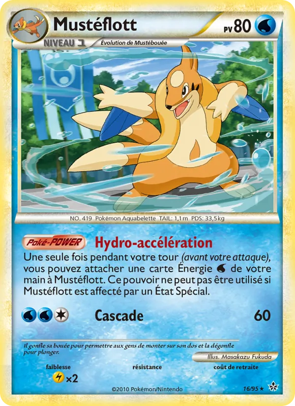 Carte Mustéflott 16/95 – Déchaînement