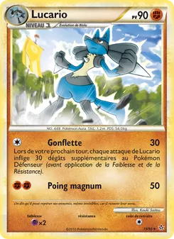 Carte Lucario 19/95 – Déchaînement