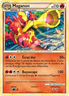 Carte Maganon 2/95 – Déchaînement