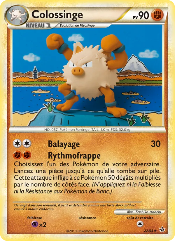 Carte Colossinge 22/95 – Déchaînement