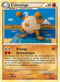 Carte Colossinge 22/95 – Déchaînement