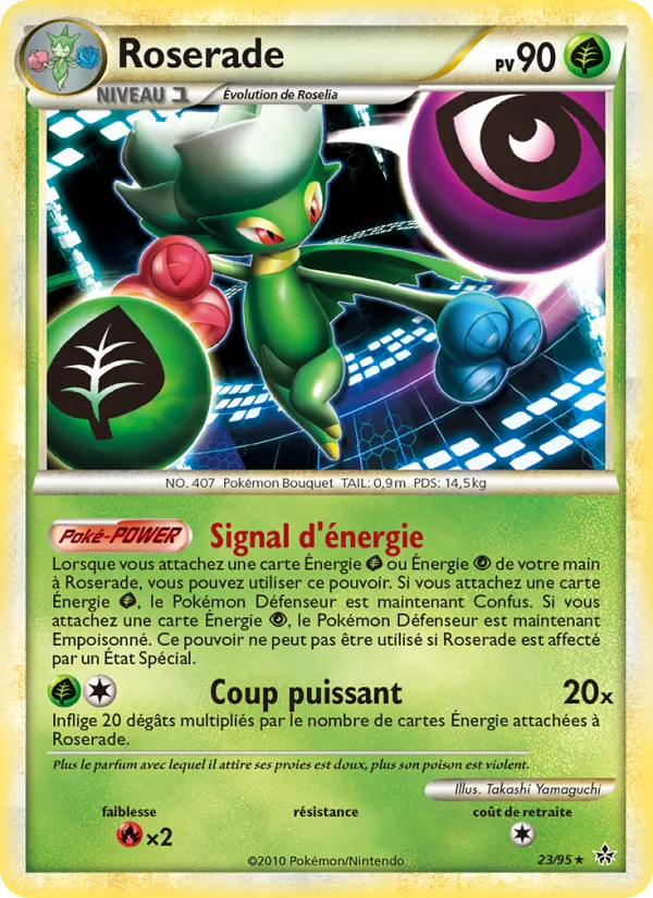 Carte Roserade 23/95 – Déchaînement