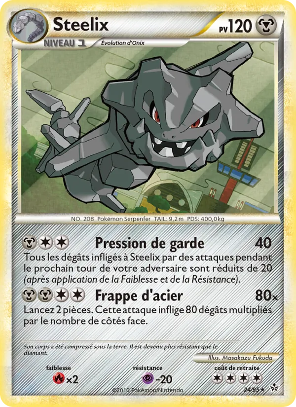 Carte Steelix 24/95 – Déchaînement
