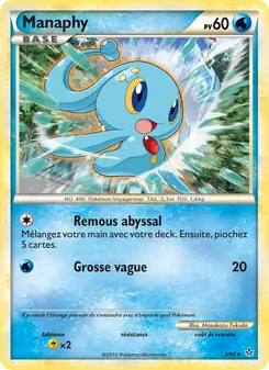 Carte Manaphy 3/95 – Déchaînement