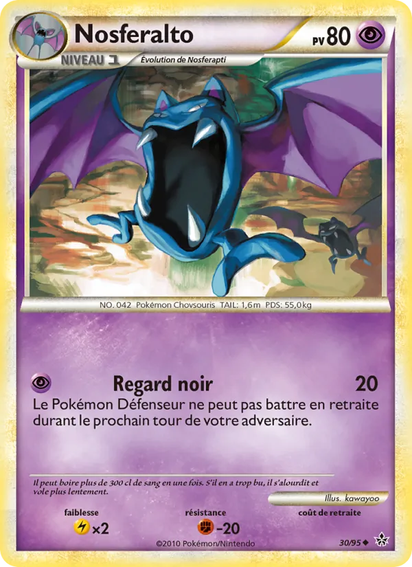 Carte Nosferalto 30/95 – Déchaînement