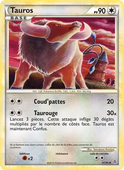 Carte Tauros 41/95 – Déchaînement