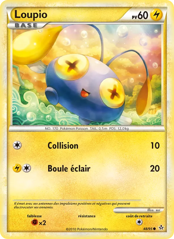 Carte Loupio 48/95 – Déchaînement