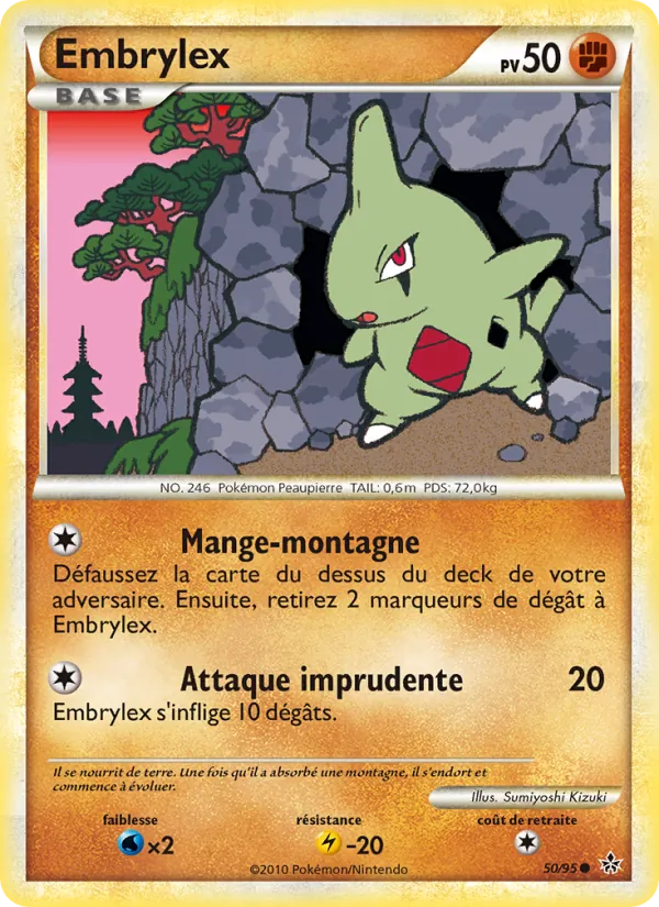 Carte Embrylex 50/95 – Déchaînement