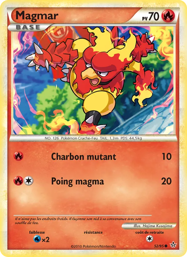 Carte Magmar 52/95 – Déchaînement