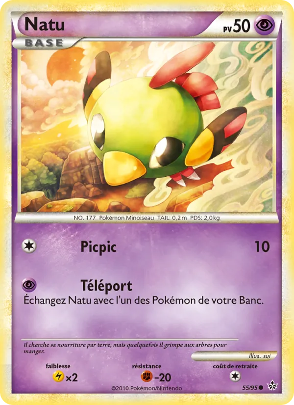 Carte Natu 55/95 – Déchaînement