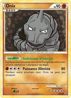 Carte Onix 56/95 – Déchaînement