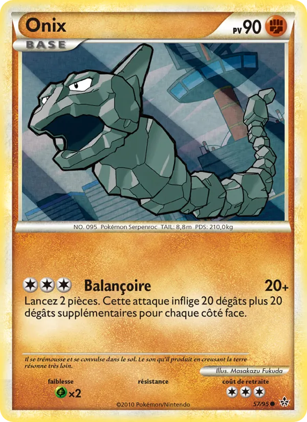 Carte Onix 57/95 – Déchaînement