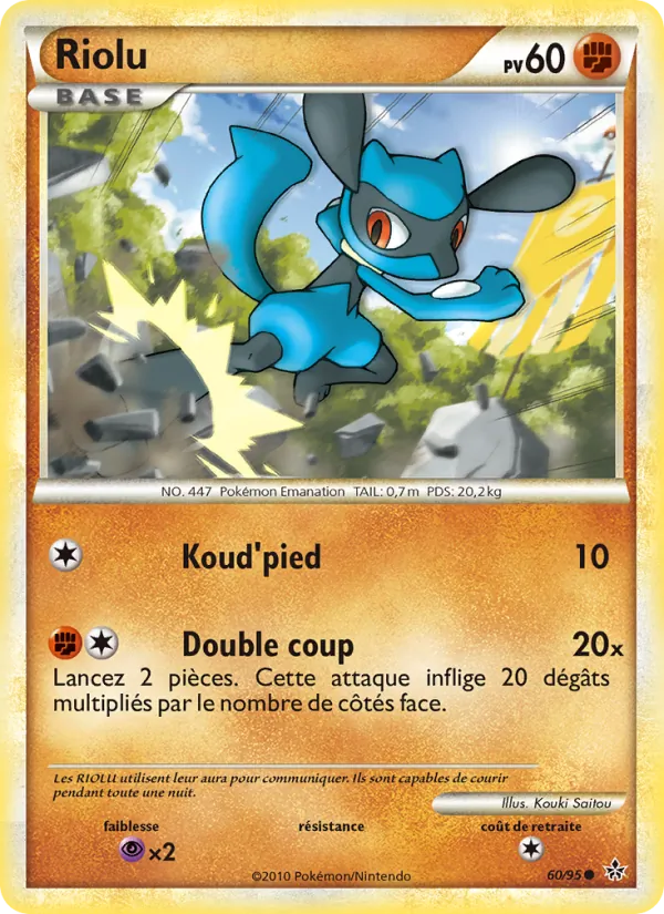 Carte Riolu 60/95 – Déchaînement