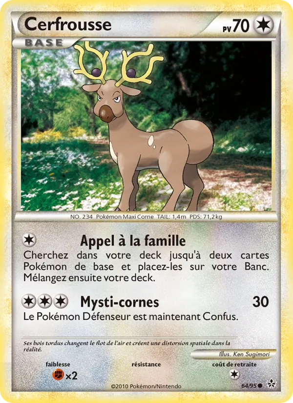 Carte Cerfrousse 64/95 – Déchaînement