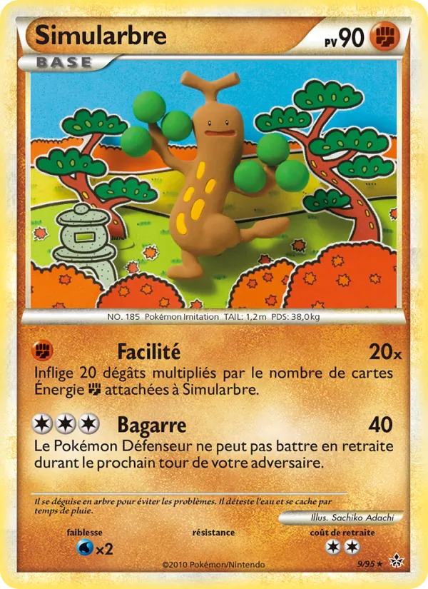 Carte Simularbre 9/95 – Déchaînement