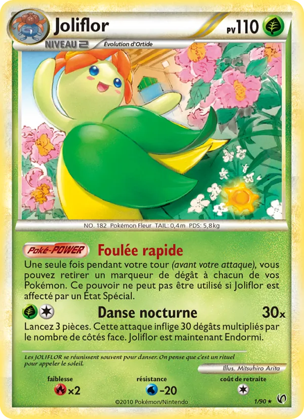 Carte Joliflor 1/90 – Indomptable