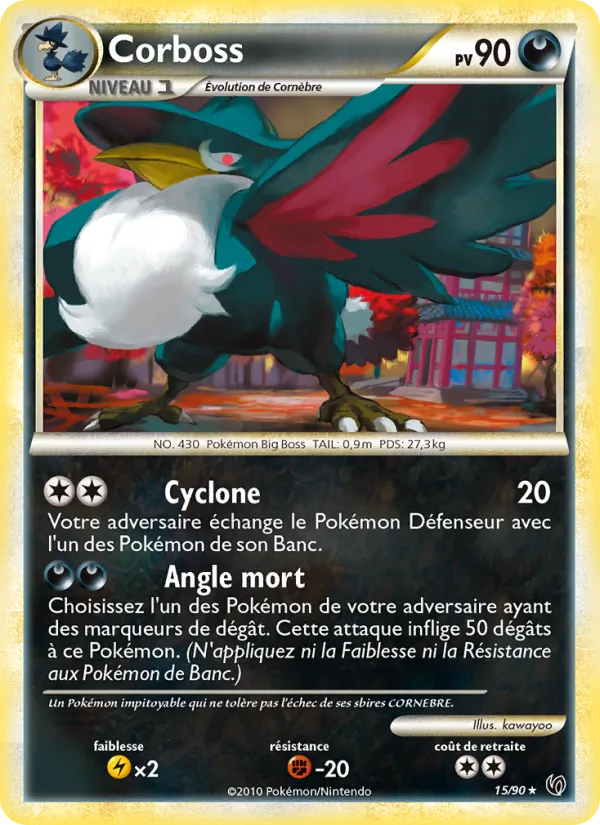 Carte Corboss 15/90 – Indomptable