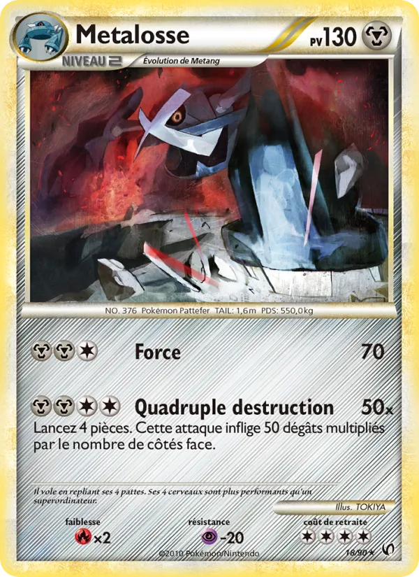 Carte Métalosse 18/90 – Indomptable