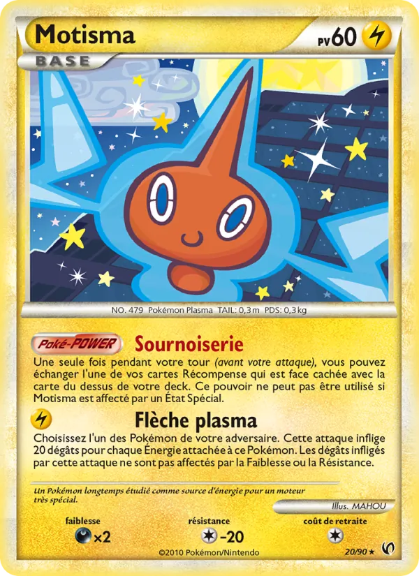 Carte Motisma 20/90 – Indomptable
