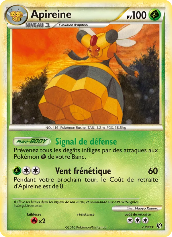 Carte Apireine 23/90 – Indomptable
