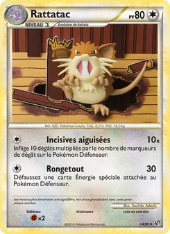 Carte Rattatac 34/90 – Indomptable
