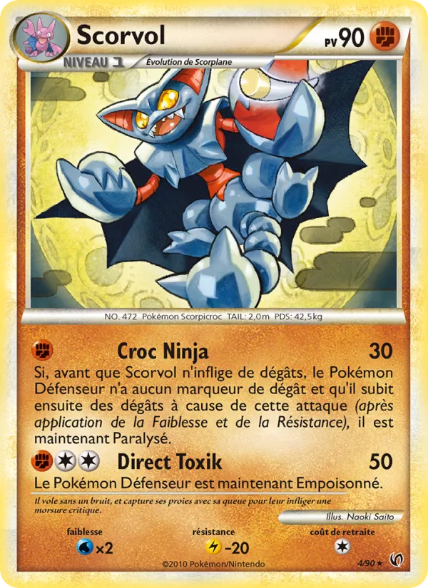 Carte Scorvol 4/90 – Indomptable