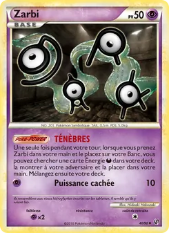 Carte Zarbi 40/90 – Indomptable