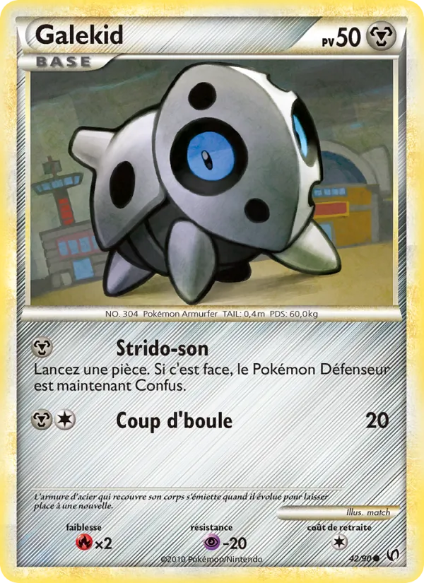 Carte Galekid 42/90 – Indomptable