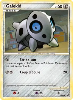 Carte Galekid 42/90 – Indomptable