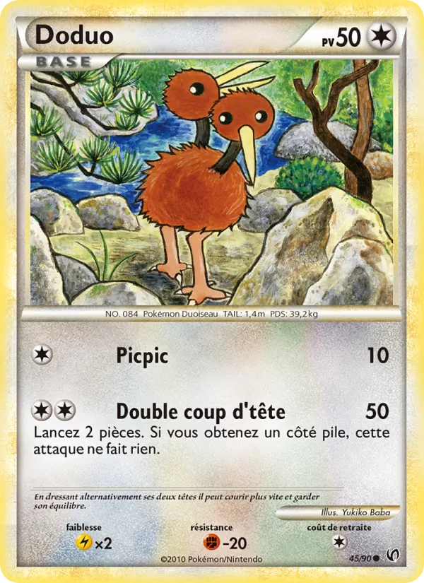 Carte Doduo 45/90 – Indomptable