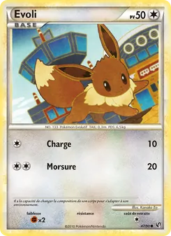 Carte Evoli 47/90 – Indomptable