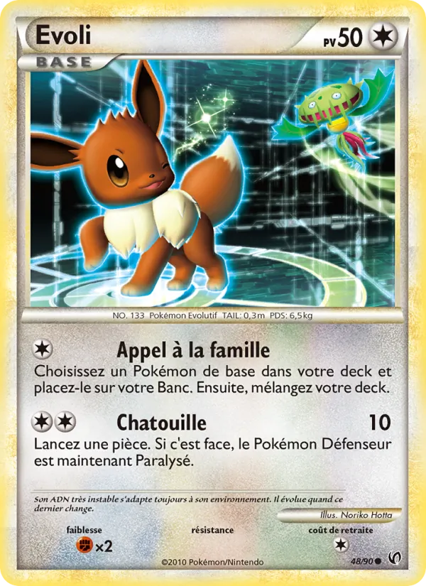 Carte Evoli 48/90 – Indomptable