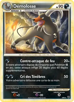Carte Demolosse 5/90 – Indomptable