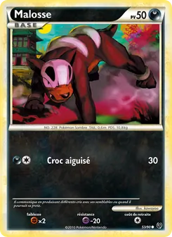 Carte Malosse 53/90 – Indomptable