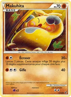 Carte Makuhita 55/90 – Indomptable